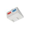 Solarix SXF-M-2-45-WH-U kątowy moduł French style 45 x 45 mm (na 2 keystony)