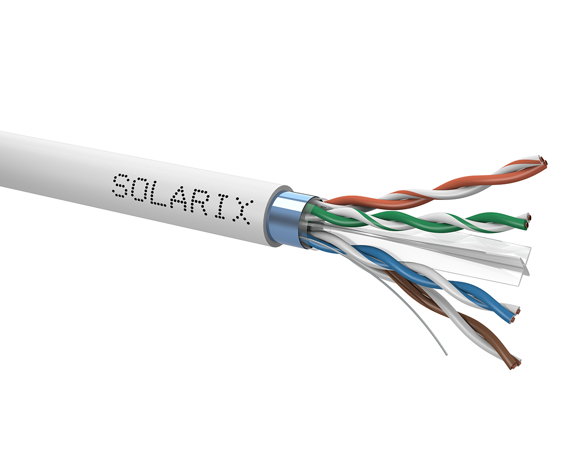Solarix SXKD-6-FTP-PVC kabel FTP kat. 6, miedziany, PVC Eca, 500m