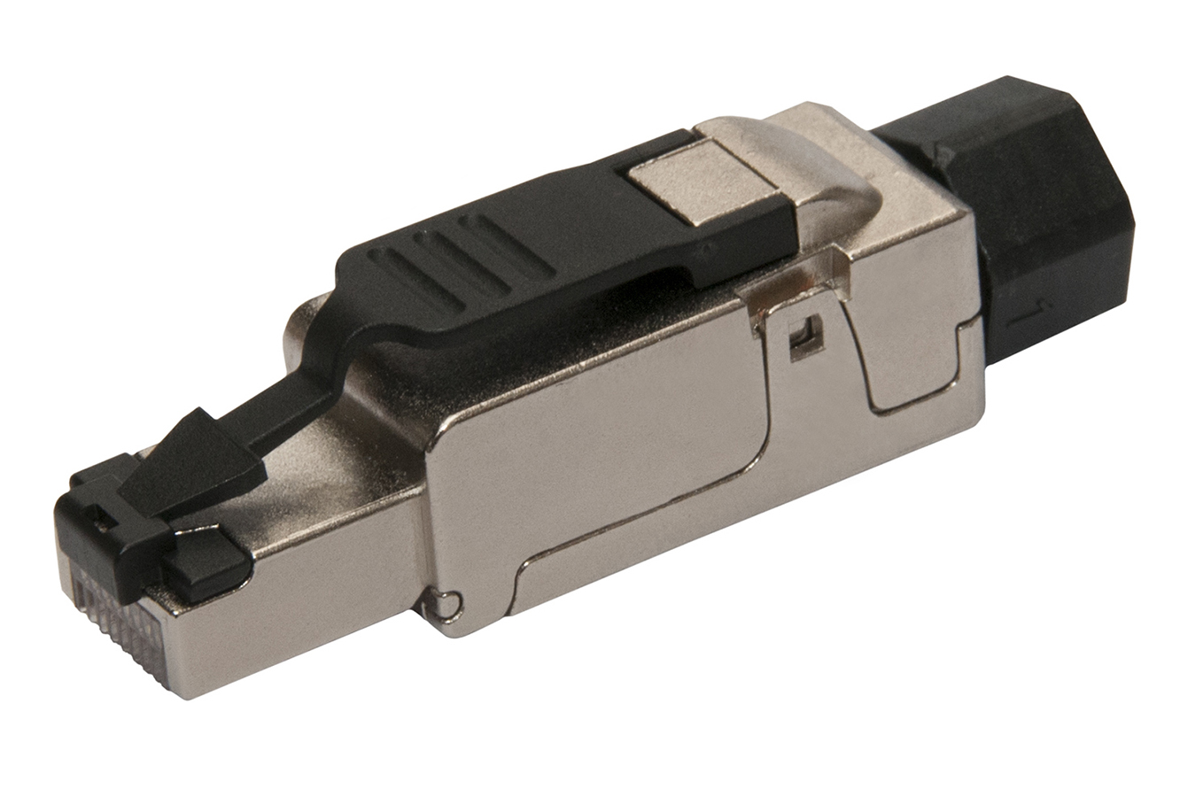 Solarix SXRJ45-6-STP-BK-SA uniwersalne złącze samozaciskowe RJ45 kat. 6 STP/UTP