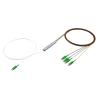 Splitter symetryczny PLC 1x4 steel box SM 0.9mm 1m LC/APC