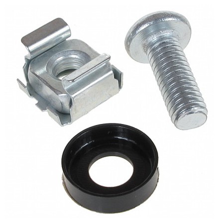 Śruba montażowa M6 do szaf rack 10" i 19" (komplet 4 szt.)