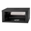 Stalflex RC19-4U-450GB szafa Rack 19" 4U 450 mm, drzwi szklane, czarna (wisząca)