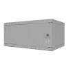 Stalflex S-RC19-4U-350MG szafa Rack 19" 4U 450 mm, drzwi pełne, szara (wisząca)