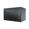 Stalflex S-RC19-6U-350MB szafa Rack 19" 6U 350 mm, drzwi pełne, czarna (wisząca)