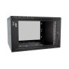 Stalflex S-RC19-6U-450GB szafa Rack 19" 6U 450mm Szkło Czarna