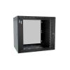 Stalflex S-RC19-9U-400GB szafa Rack 19" 9U 400mm Szkło Czarna