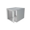 Stalflex S-RC19-9U-600GG szafa Rack 19" 9U 600 mm, drzwi szklane, szara (wisząca)