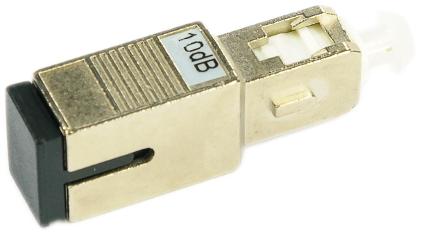 Tłumik światłowodowy SC/UPC(F)-SC/UPC(M) 10dB 1310+1550nm