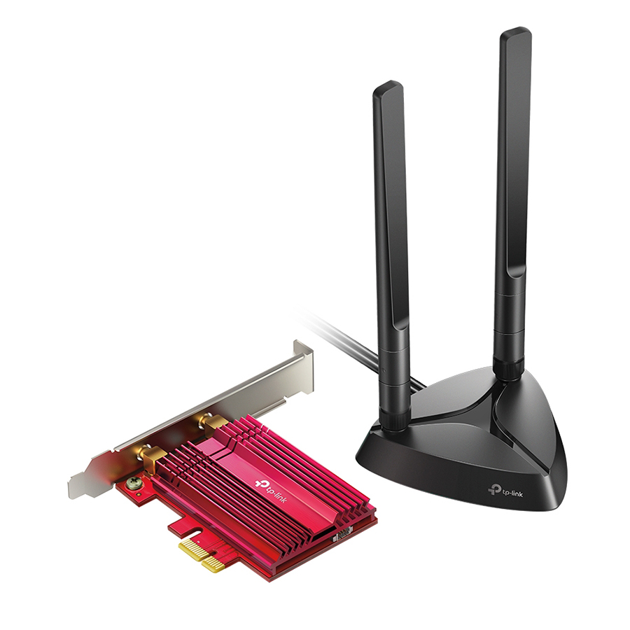 TP-Link Archer TX3000E dwupasmowa, bezprzewodowa karta sieciowa PCIe, 802.11ax, 3000 Mb/s, Bluetooth 5.0