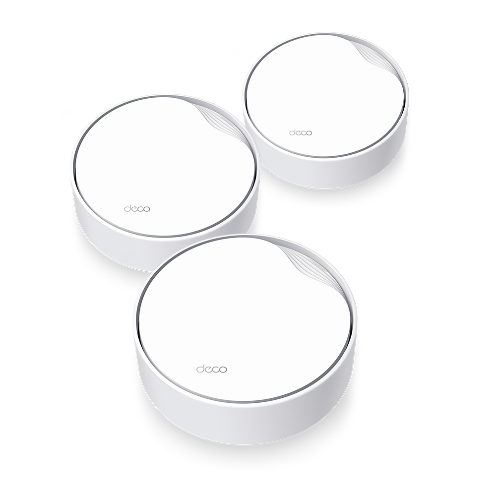 TP-Link Deco X50-PoE punkt dostępowy Wi-Fi 6 AX3000, Mesh, PoE IN, 1x 2.5GE, 1x GE (3-pak)