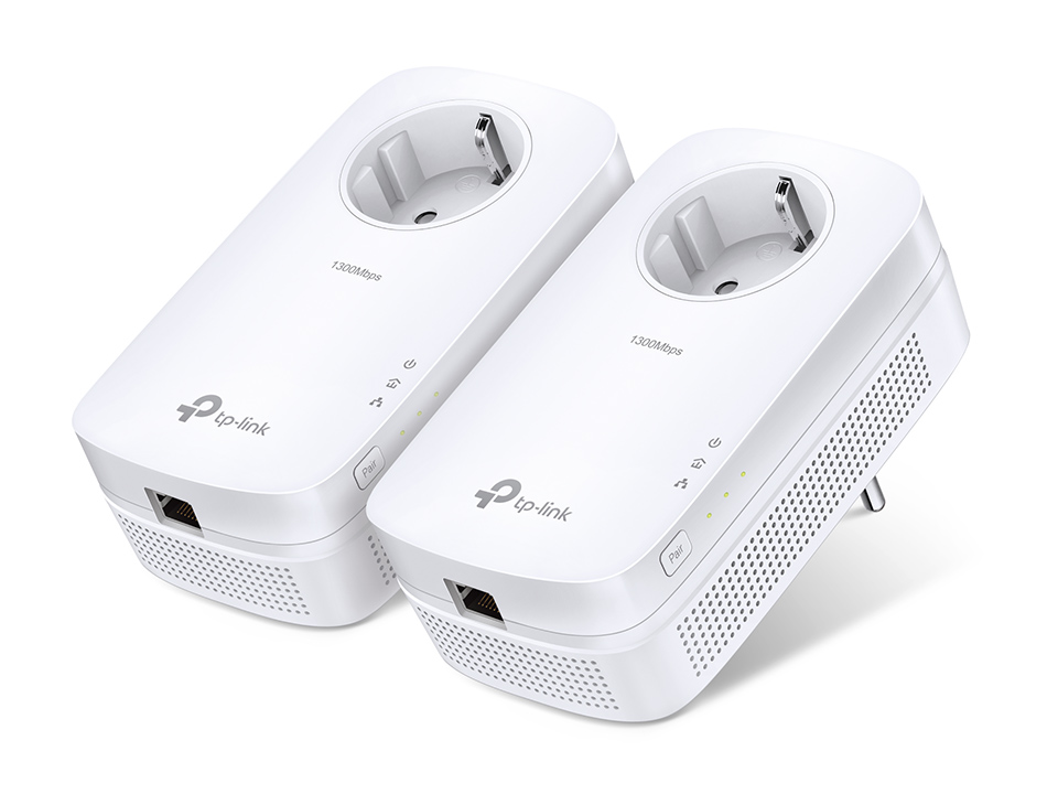TP-Link PA8010PKIT zestaw transmiterów sieciowych AV1200 gniazdko elektryczne gigabit Ethernet