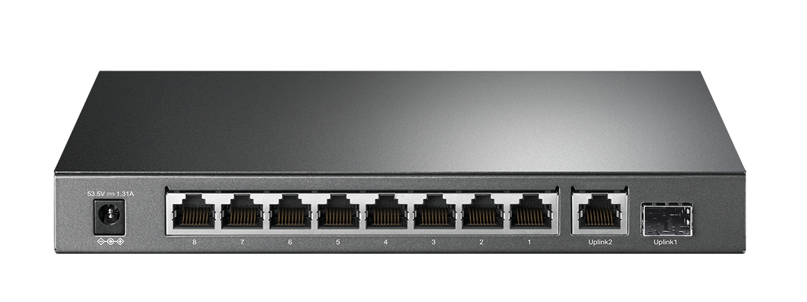 TP-Link SG1210P switch (przełącznik) desktop 9x GE, 1x SFP, 8x PoE OUT (802.3af/at)