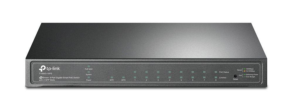 TP-Link T1500G-10PS switch (przełącznik) JetStream L2 8x GE 8x PoE OUT 2x SFP