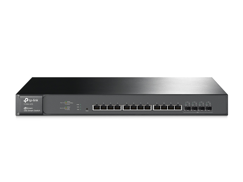 TP-Link T1700X-16TS switch (przełącznik) Smart JetStream 12x 10G Ethernet, 4x SFP+