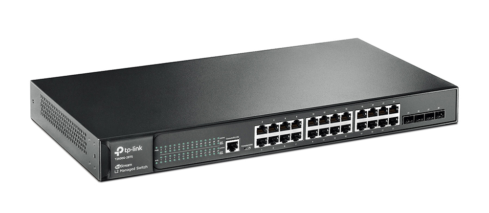 TP-Link T2600G-28TS (SG3424) switch (przełącznik) JetStream L2 24x GE 4x SFP