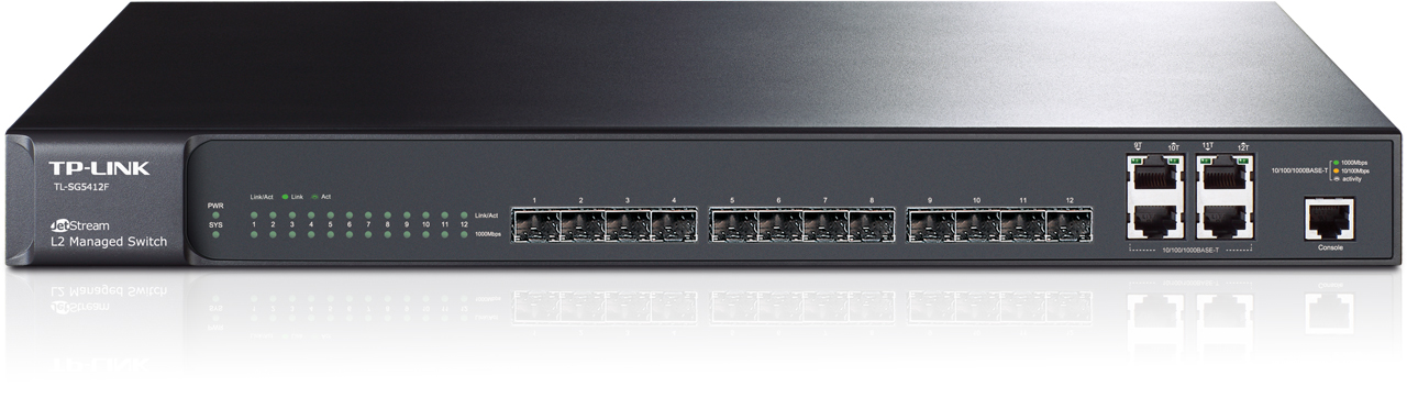 TP-Link TL-SG5412F JetStream 12x SFP 4x SFP/GbE