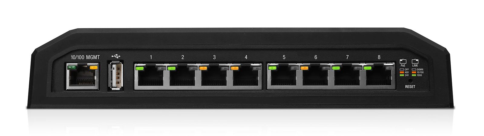 Ubiquiti ES-8XP EdgeSwitch XP 8x gigabit Ethernet, 8x PoE OUT (pasywne 24V / 48V)