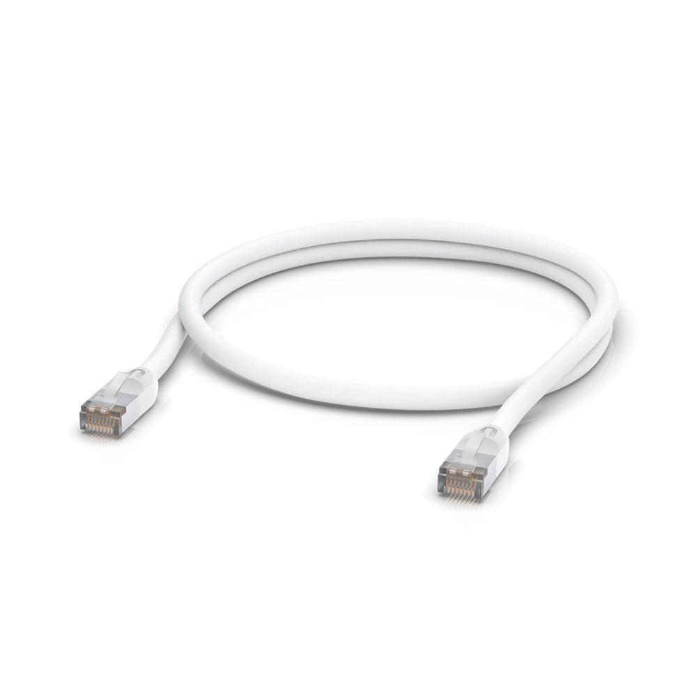 Ubiquiti UACC-Cable-Patch-Outdoor-1M-W patch cord S/UTP (STP) kat. 5e, zewnętrzny, biały, 1 m