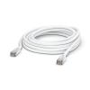 Ubiquiti UACC-Cable-Patch-Outdoor-8M-W patch cord S/UTP (STP) kat. 5e, zewnętrzny, biały, 8 m