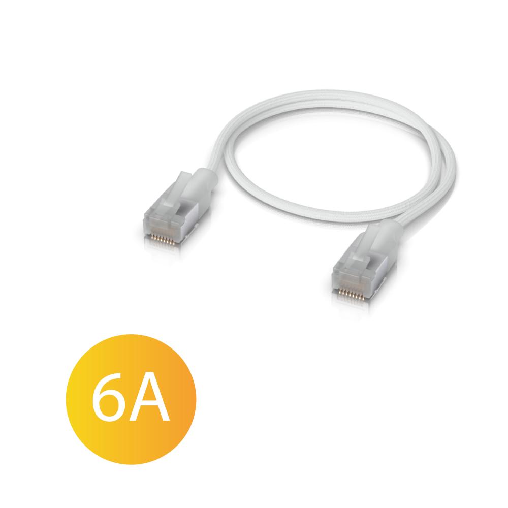 Ubiquiti UniFi Premium Patch Cable patch cord Ethernet kat. 6A, 0,3 m, biały