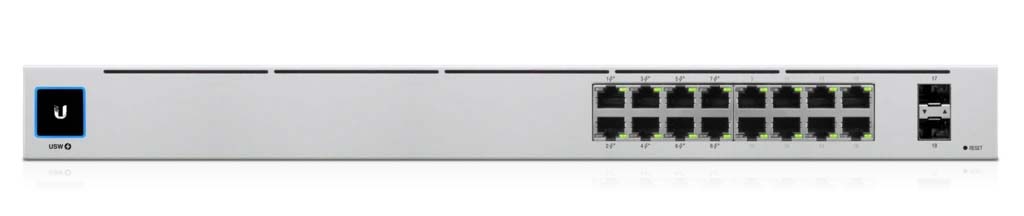 Ubiquiti USW-16-POE UniFi Switch Gen2, 16x GE, 8x PoE 802.3af/at, 2x SFP