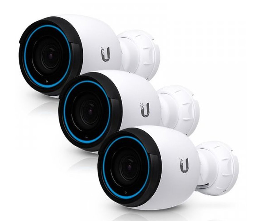 Ubiquiti UVC-G4-PRO-3 kamera IP, 8 Mpix, 3840x2160, 4.24 - 12.66 mm, mikrofon, PoE (3-pak)