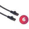 UltraLAN patchcord UTP kat. 6, kolor czarny, długość 10 m