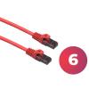 UltraLAN patchcord UTP kat. 6, kolor czerwony, długość 3 m