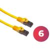 UltraLAN patchcord UTP kat. 6, kolor żółty, długość 5 m