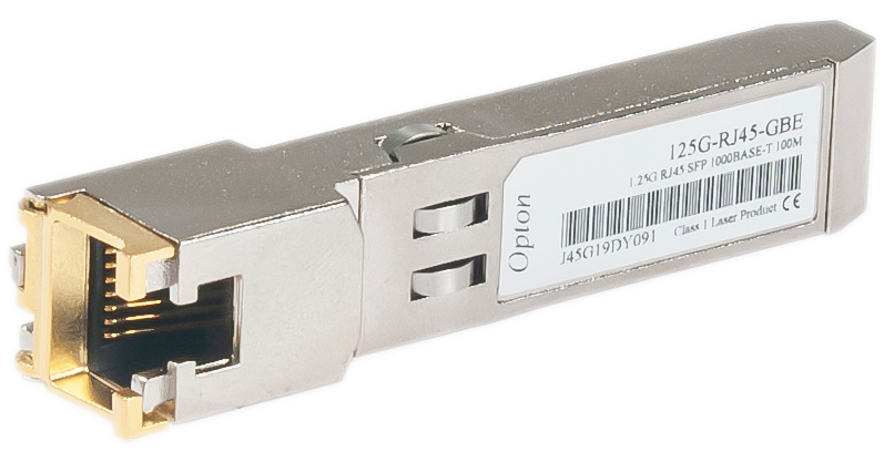 Wkładka SFP z gniazdem RJ45 - port gigabit